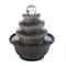 9.5&#x22; Tiered Round LED Tabletop Fountain